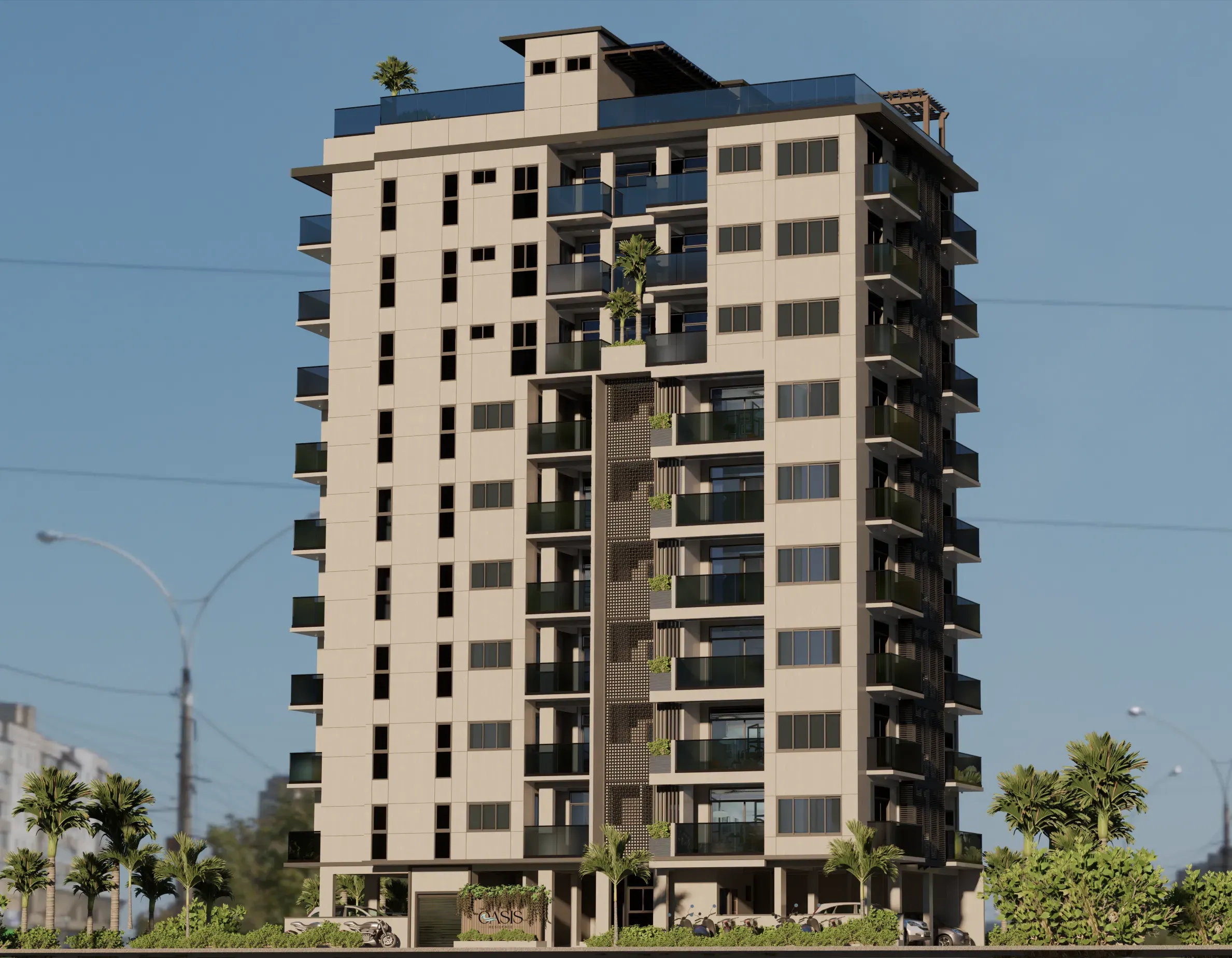 Oasis Residence construction progress