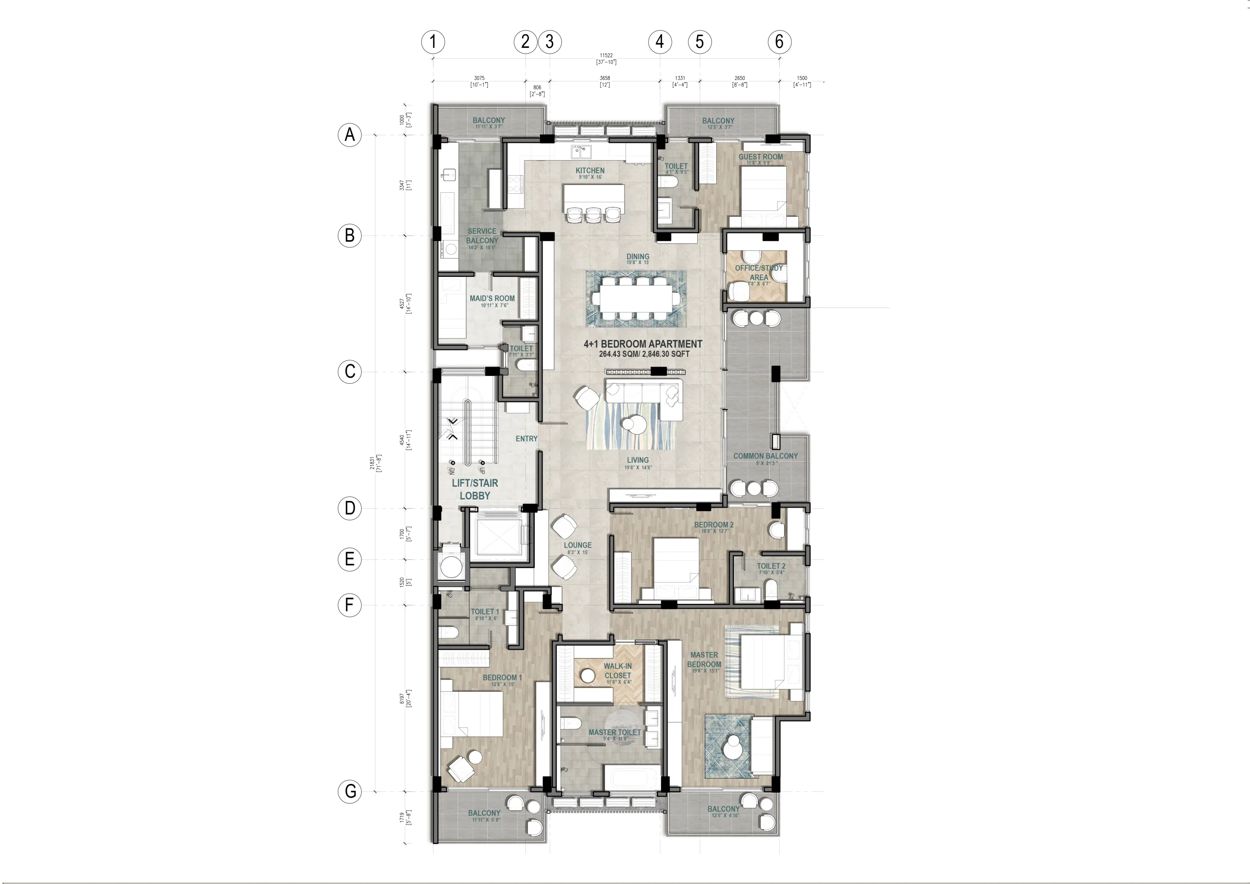 Unit 0901 unit layout
